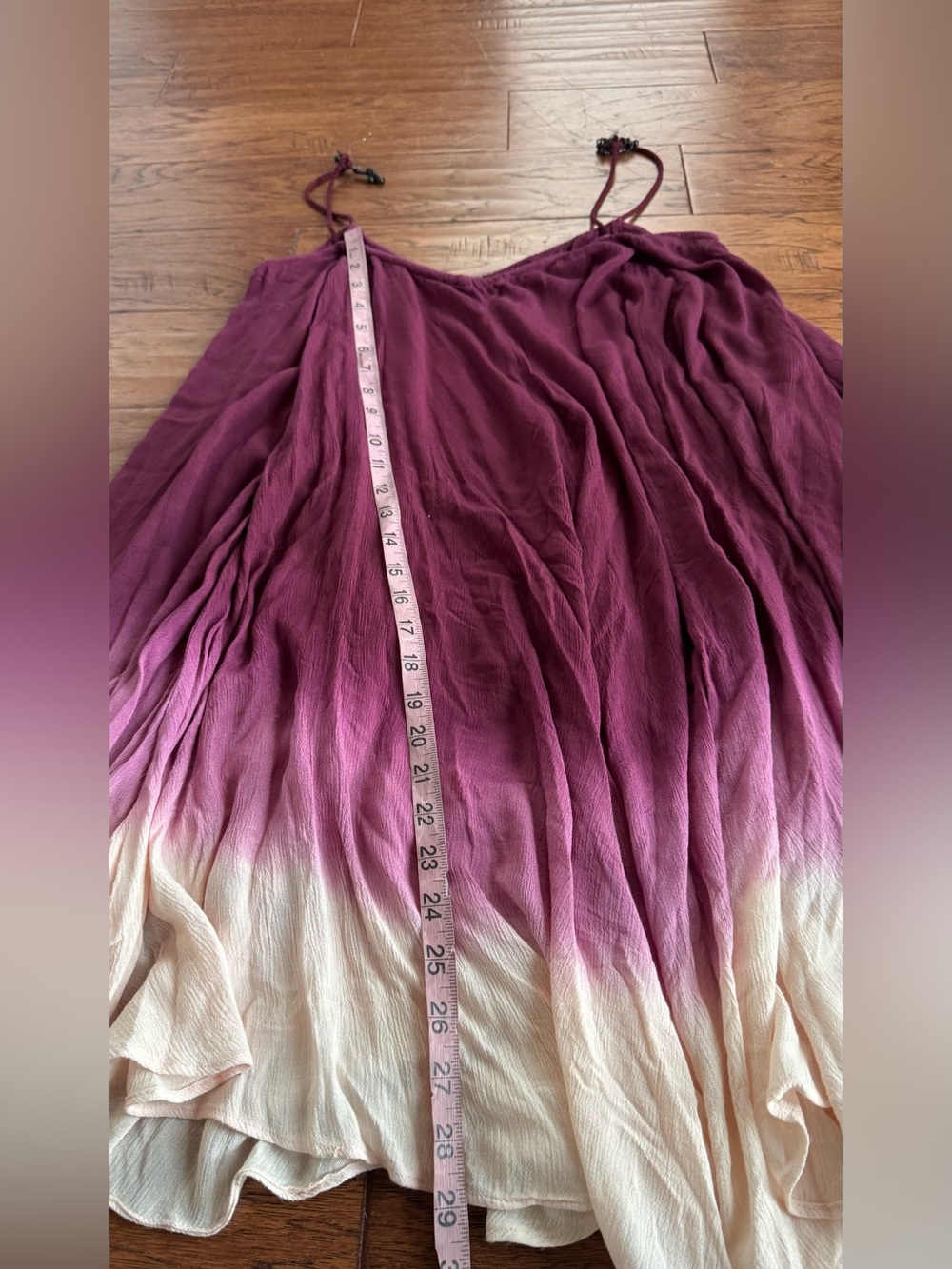 Free People Raspberry Ombre Dress Spaghetti-Strap - Picture 10 of 10